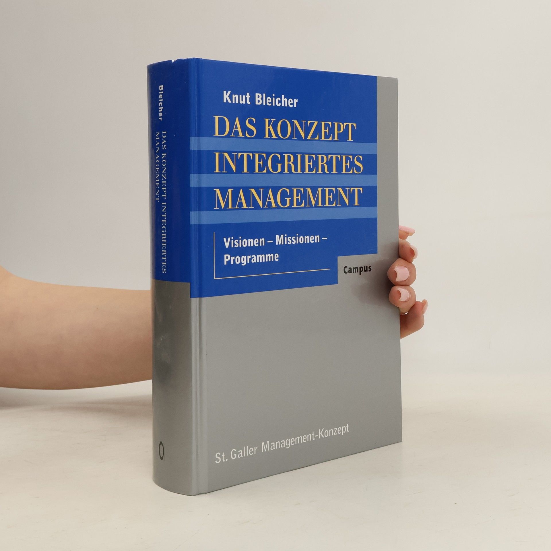 Das Konzept Integriertes Management, als Ausgabe von 1999 angebotenes Exemplar
