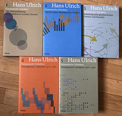 Die fünf Bände der Gesammelten Schriften von Hans Ulrich